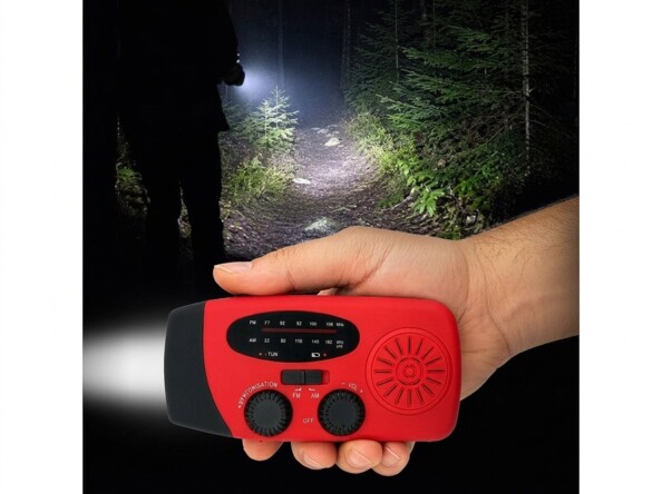 Radio solaire DOR-810 avec dynamo et lampe de poche