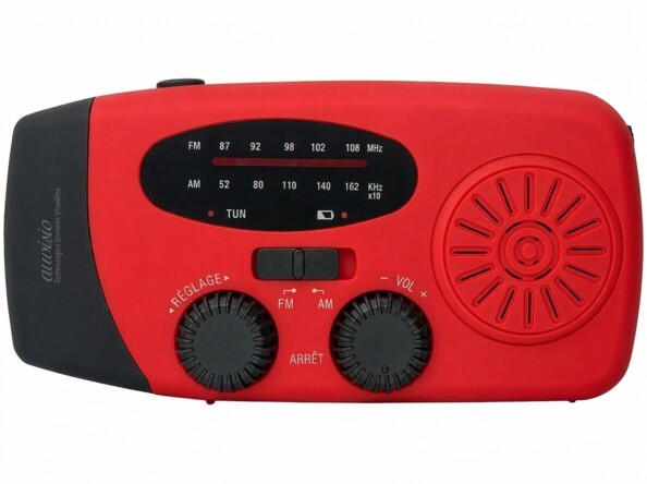 Radio solaire DOR-810 avec dynamo et lampe de poche