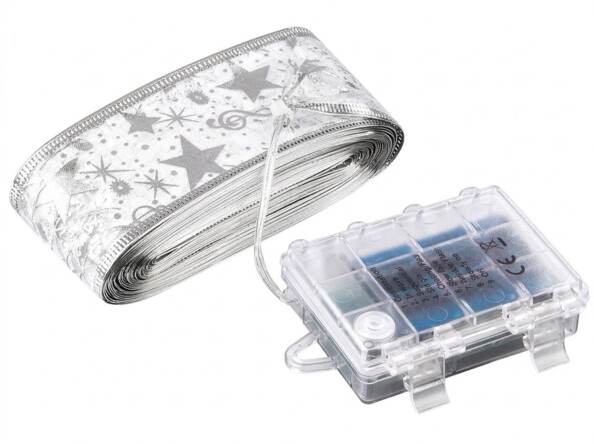 Ruban de Noël lumineux 100 LED 10 m - coloris