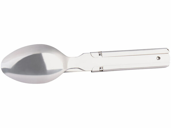 4 couverts de camping emboitables en inox
