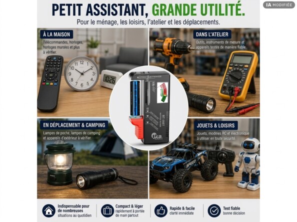 Testeur universel de piles