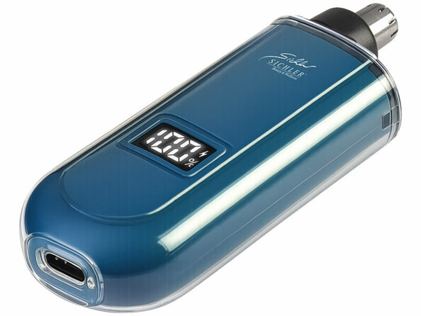 Tondeuse pour nez et oreilles rechargeable vu du dessous