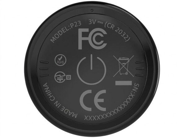 Publicité robuste et étanchéité IP65 du traceur SGF65 avec 4 usages en situation : clés sous la pluie, sac à dos, vélo et valise, ainsi que badges compatibilité Apple et Google