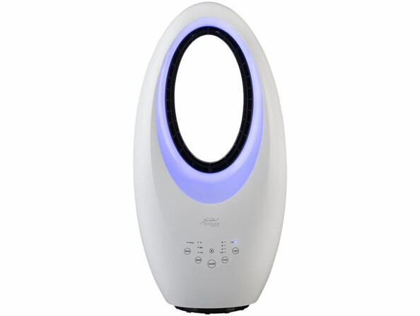 Ventilateur sans pales télécommandé avec LED bleue