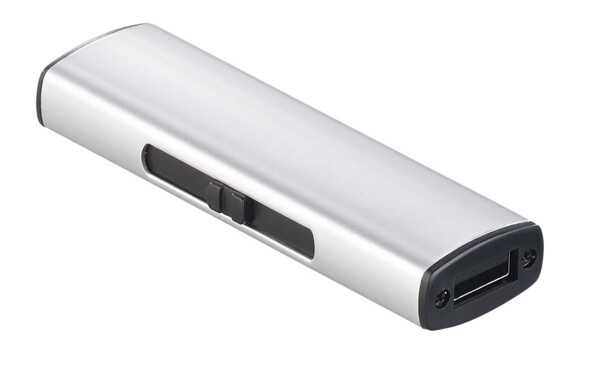 briquet usb electrique avec resistance et recharche par usb boitier aluminium