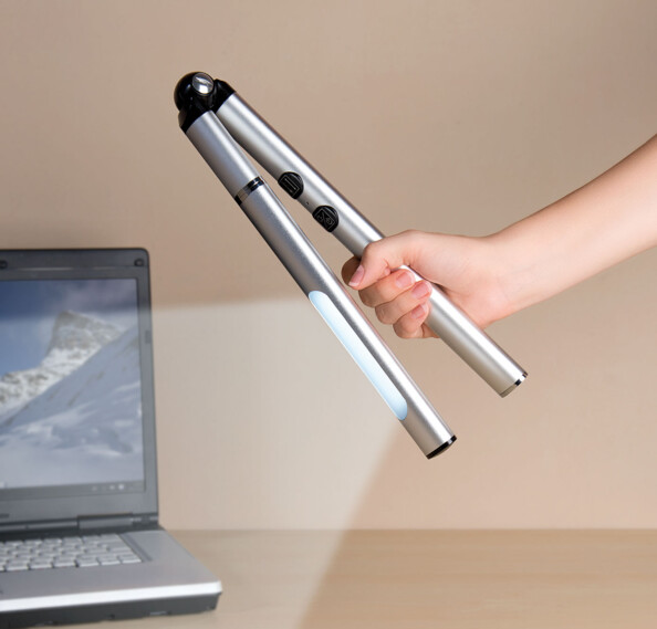 Lampe de bureau LED sans fil 300 lm à luminosité variable