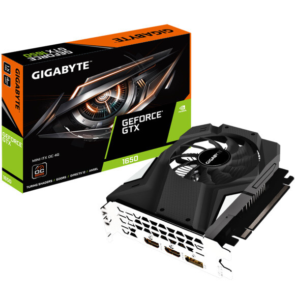 Gigabyte GTX 1650 Mini ITX OC 8 Go.