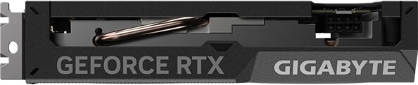 Côté droit du processeur GPU Nvidia GeForce RTX 4060 Gigabyte