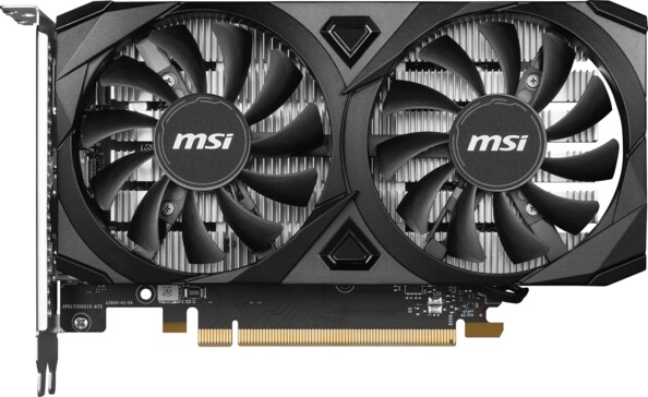 Architecture du GPU MSI avec double ventilateur et broches PCIe