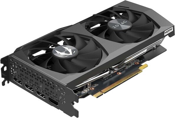 Carte graphique Nvidia RTX 3060 GeForce Twin Edge 12 Go avec interface PCI Express 4.0 x 16 et prise d'alimentation 8 broches