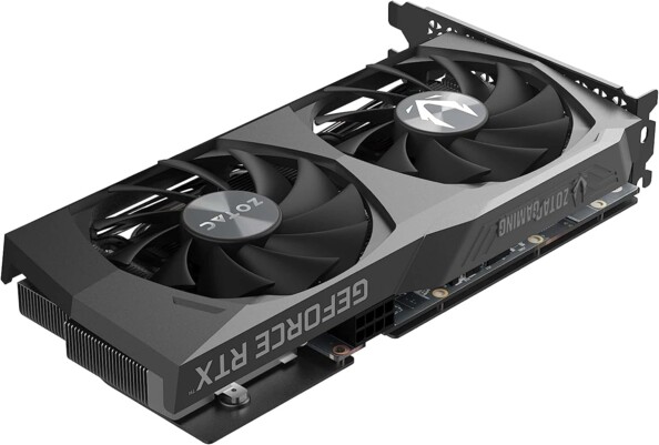 GPU Nvidia GeForce RTX coloris noir avec système de refroidissement actif par double ventilateur Zotac IceStorm 2.0