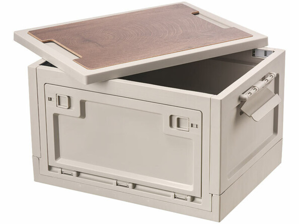 boîte de rangement pliable 30 L avec étagère AB-100