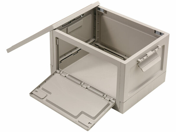 boîte de rangement pliable 30 L avec étagère AB-100