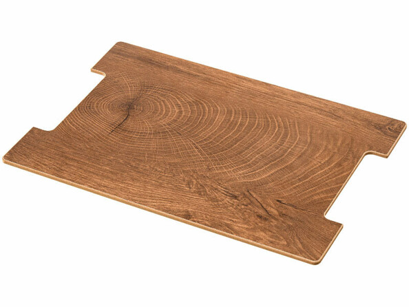 Paroi supérieure en bois