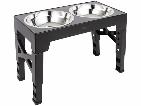 2 gamelles pour chien 1200 ml avec support réglable