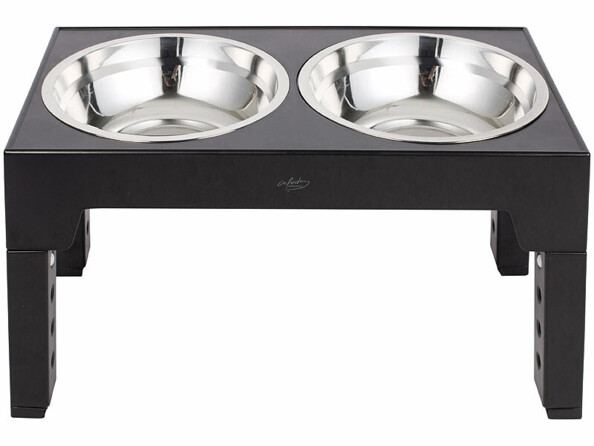 double gamelle pour chien 1,2 L avec support réglable