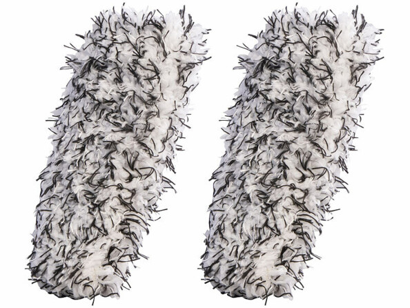 2 housses en microfibre MFB-100 pour brosse à jantes