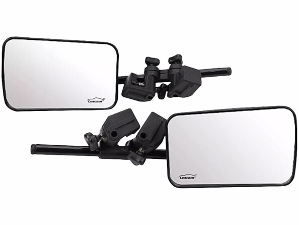 2 rétroviseurs universels pour rouler avec une caravane