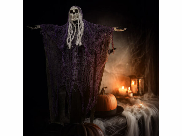 3 décorations d'Halloween à suspendre "squelettes"