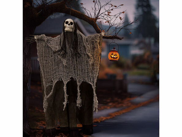 3 décorations d'Halloween à suspendre "squelettes"