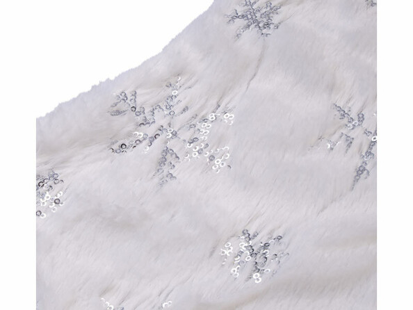 chaussette de Noël à suspendre - étoiles argentées