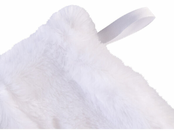 chaussette de Noël à suspendre - flocons doré