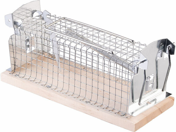 piège à souris non léthal en bois et métal
