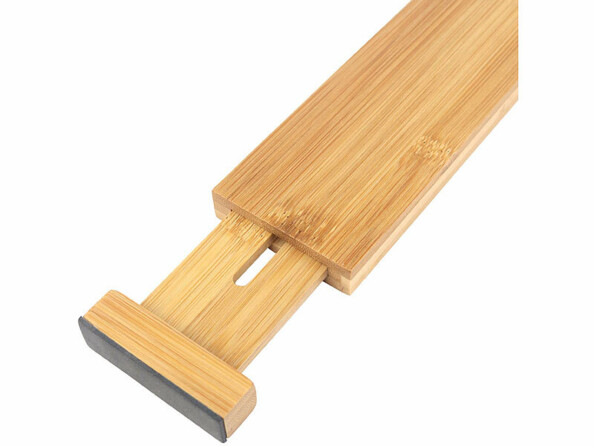 séparateur de tiroir en bambou 45,2 à 52,3 cm