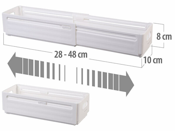 6 organiseurs pliables et extensibles pour placards