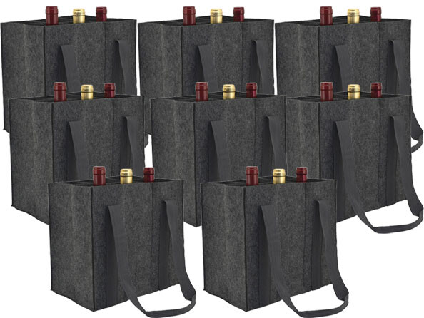 8 Sacs de transport en feutre anthracite