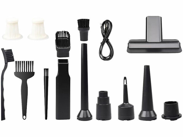 nombreux accessoires pour Aspirateur-souffleur à main rechargeable 25 kPa BHS-745.ak