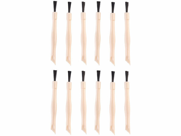 12 outils pour excavation avec brossette et burin