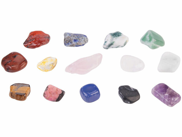 14 pierres précieuses à découvrier dans le kit de fouilles