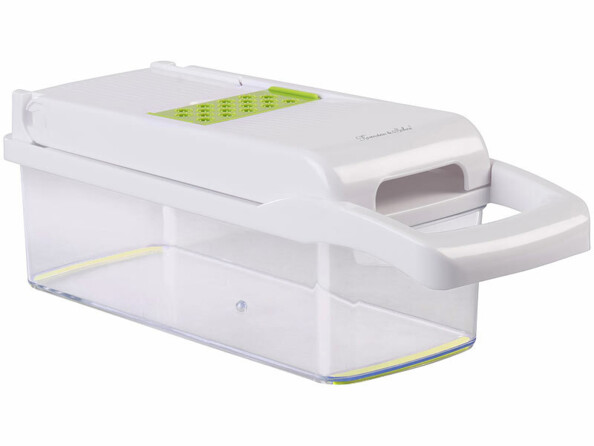 Coupe-légumes multifonction vue de 3/4