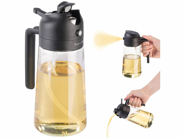 Distributeur et vaporisateur d'huile 470 ml