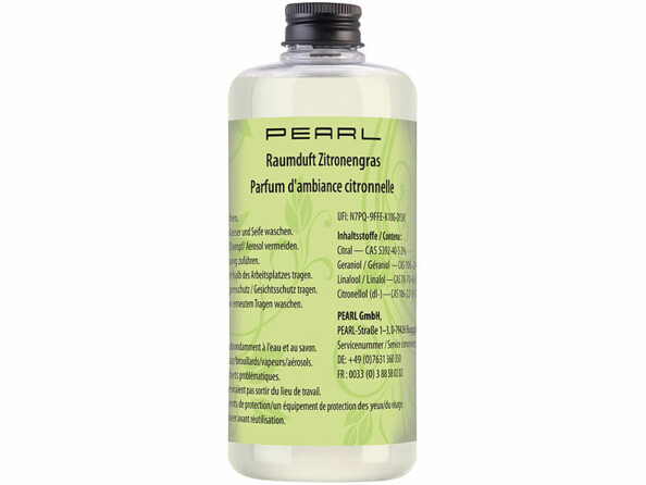 flacon de recharge pour diffuseur de parfum 500 ml senteur citronnelle