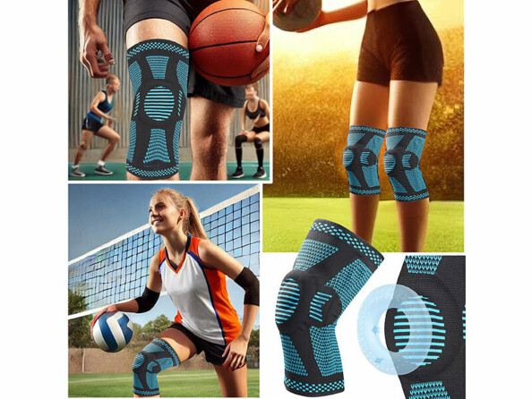 Genouillère avec gel et stabilisateurs - taille L