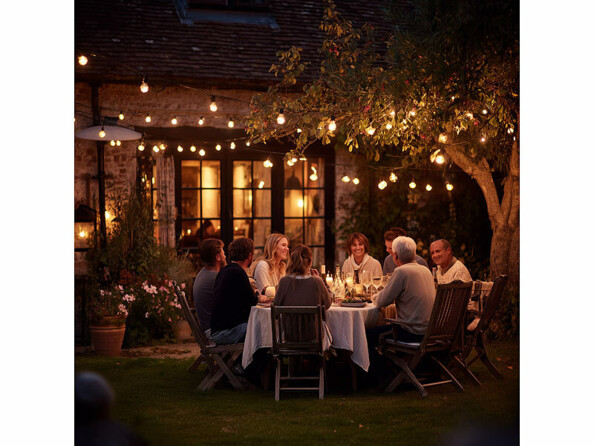 Guirlande lumineuse télécommandée 43 ampoules LED G40 - 30 m