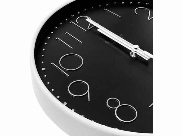 Horloge murale analogique radio-pilotée Ø 30 cm avec cadran 3D