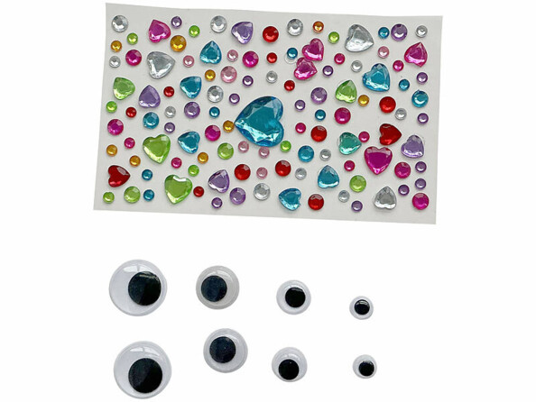 stickers diamnats et yeux