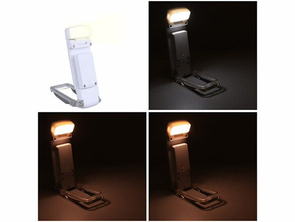 Lampe de lecture rechargeable à pince avec intensité variable CCT