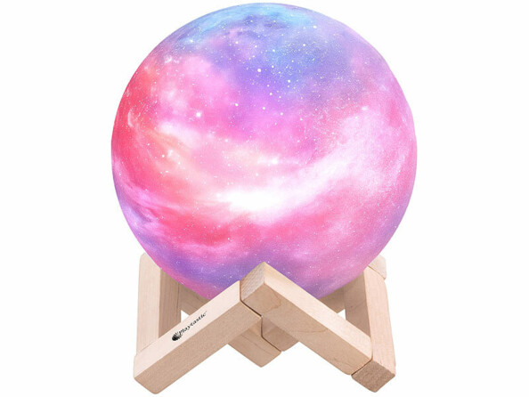 Lampe lune avec batterie à peindre avec kit peinture