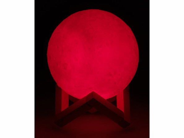 Lampe lune rechargeable à peindre avec kit peinture