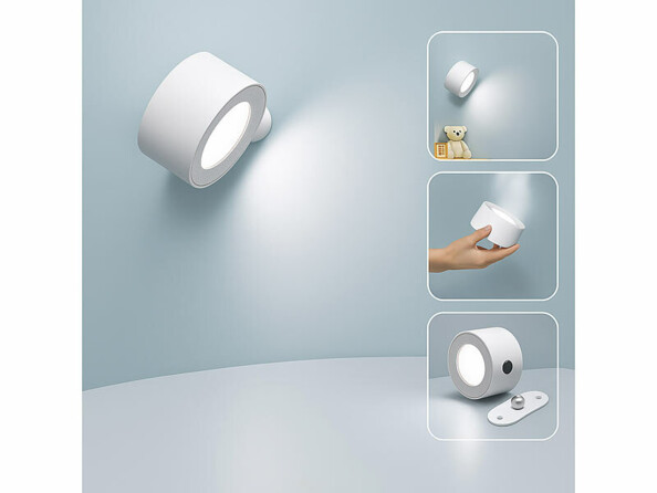 Lampe magnétique rechargeable CCT 160 lm 3 en 1