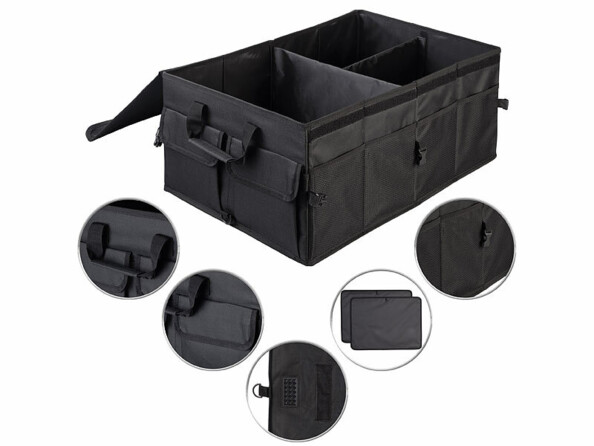 Rangement antidérapant pour coffre – 65 L