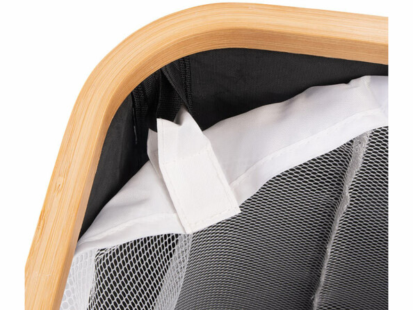 Panier à linge détail zoomé fixation du filet