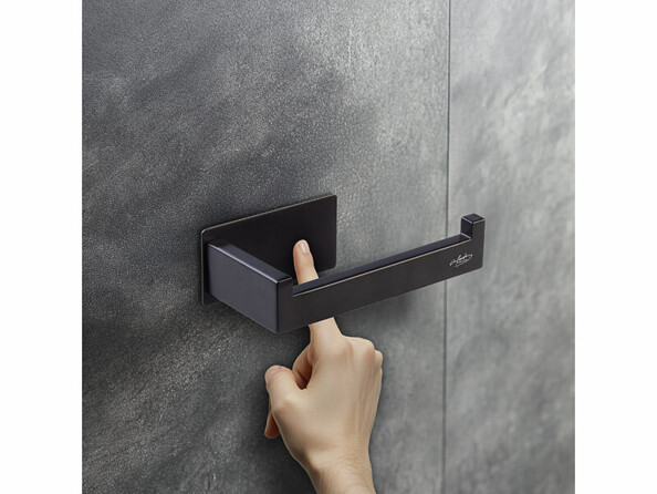 Porte rouleau de papier toilette autocollant