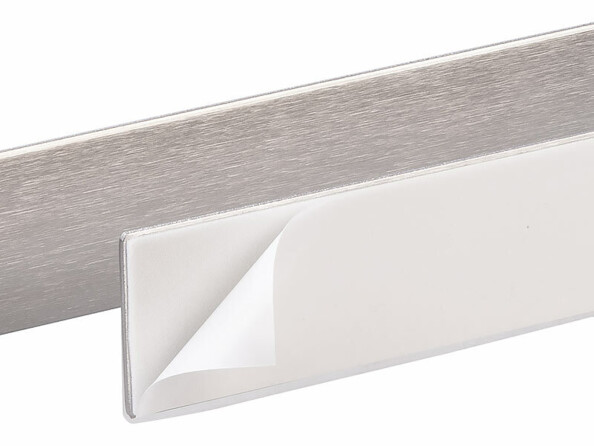 Porte-serviettes autocollant argenté