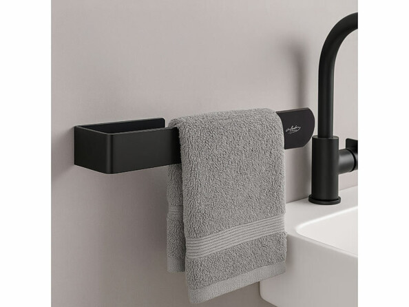 Porte-serviettes adhésif