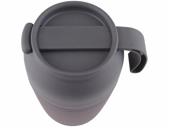 Récipient isotherme double paroi 430 ml avec cuillère pliable